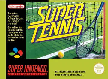 Super Tennis (Europe) (Rev 1) box cover front